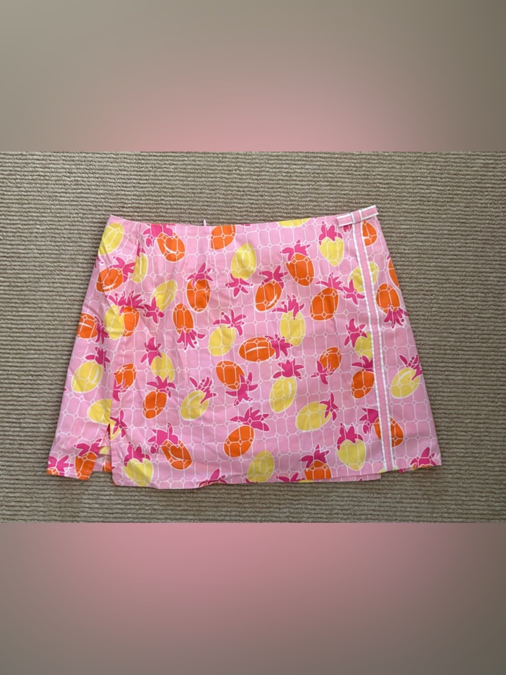 Lilly Pulitzer Pink Citrus Print Mini Skort